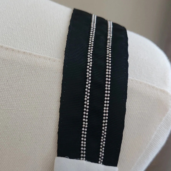 White House Black Market Ball Chain-Trim Draped Cami, Size Large - Picture 5 of 10